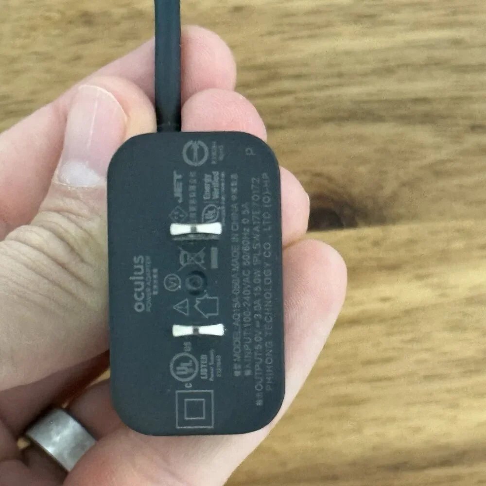 OEM Genuine Oculus AQ15A-050A 5V 3A Power Adapter with USB-C Cable - Works Great